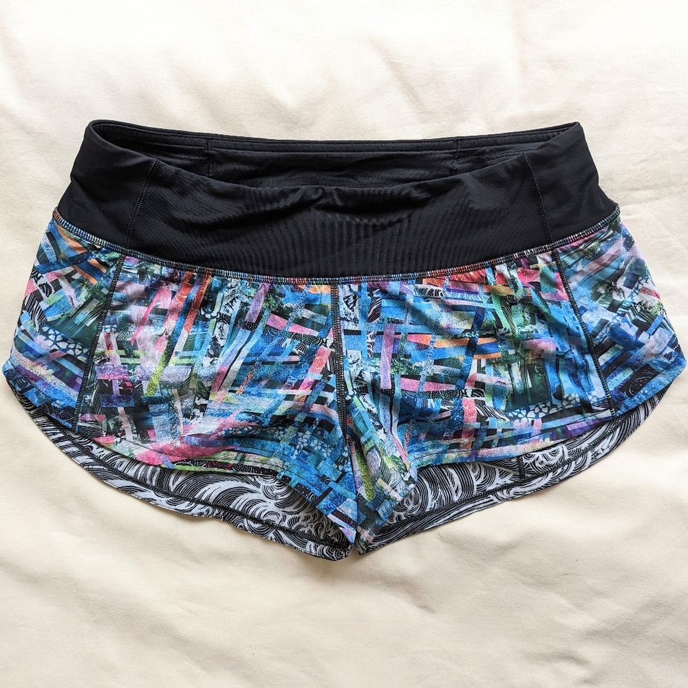Seawheeze 2018 Lululemon Speed Shorts, Size 4
